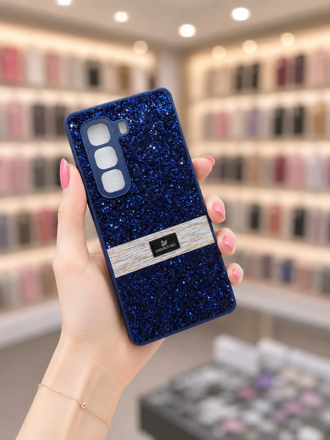Hot 50 Pro+ Back Cover Glitter Girls Phone Case