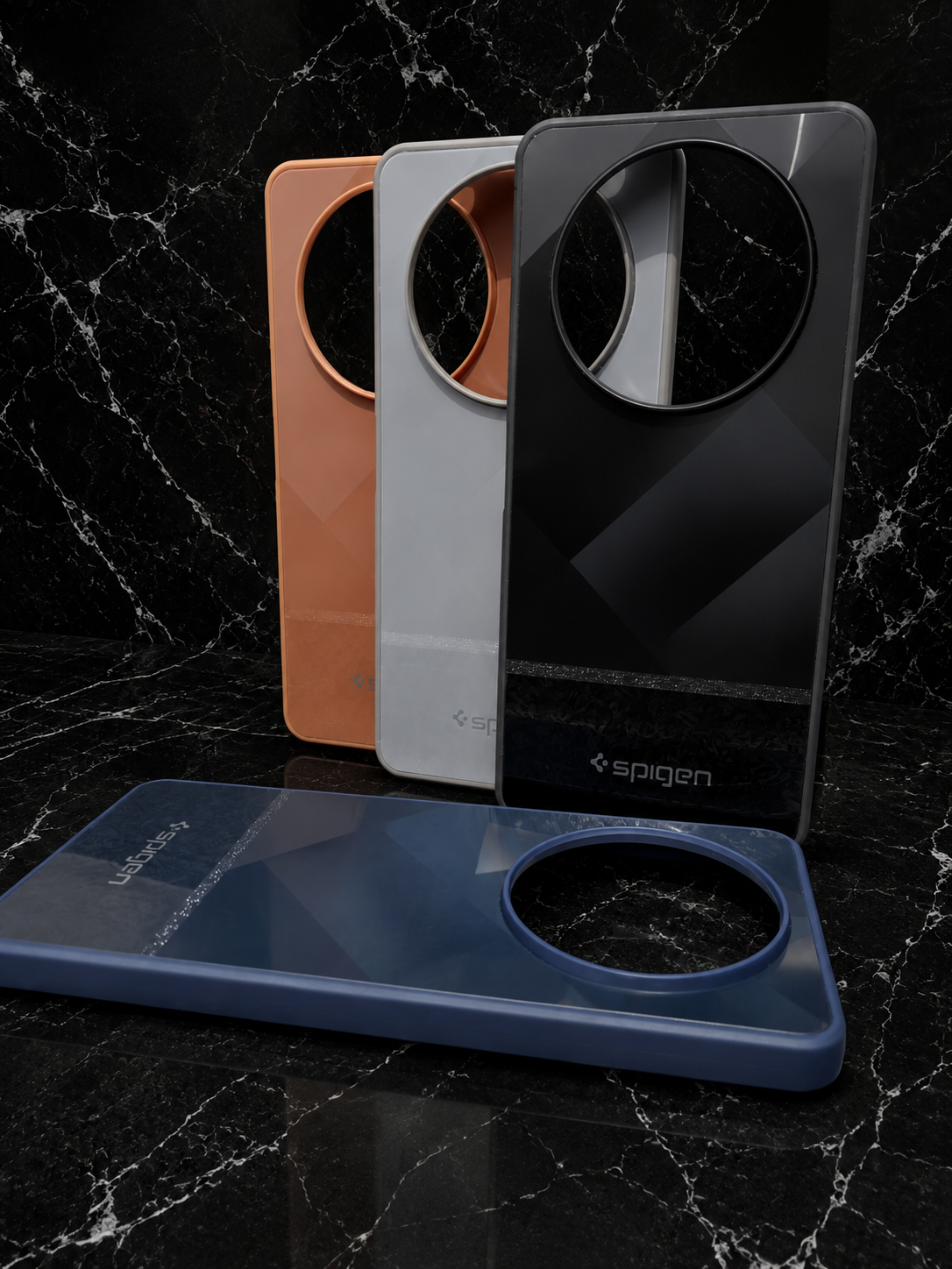 A3 Back Cover | Glossy Geometric Pouch | Shiny Phone Case