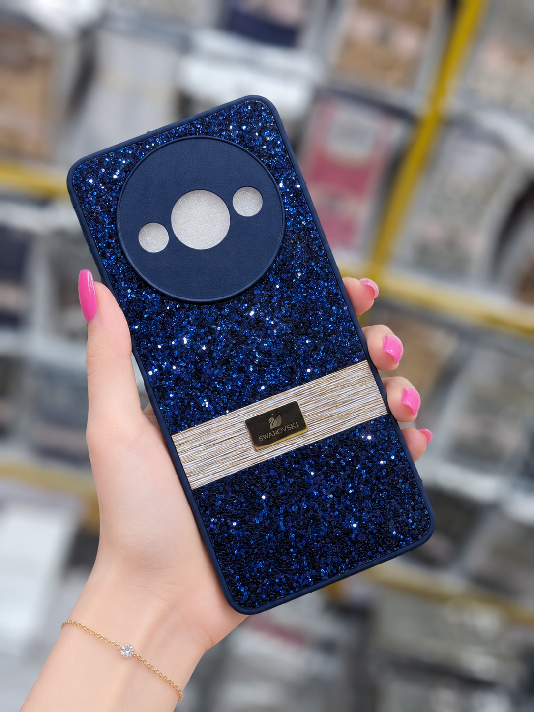 A3 Back Cover | Glitter Pouch | Stylish Girls Phone Case