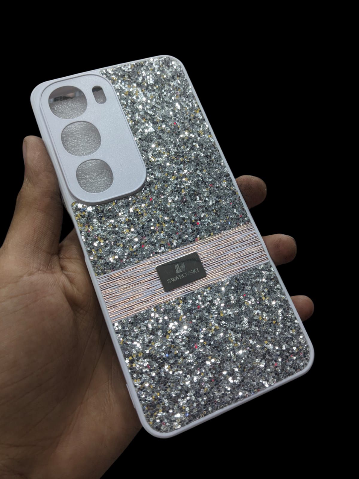 Vivo Y19S 4G Phone Case | Swarovski Premium Luxury Glitter Pouch | Elegant Stylish Ladies Back Cover