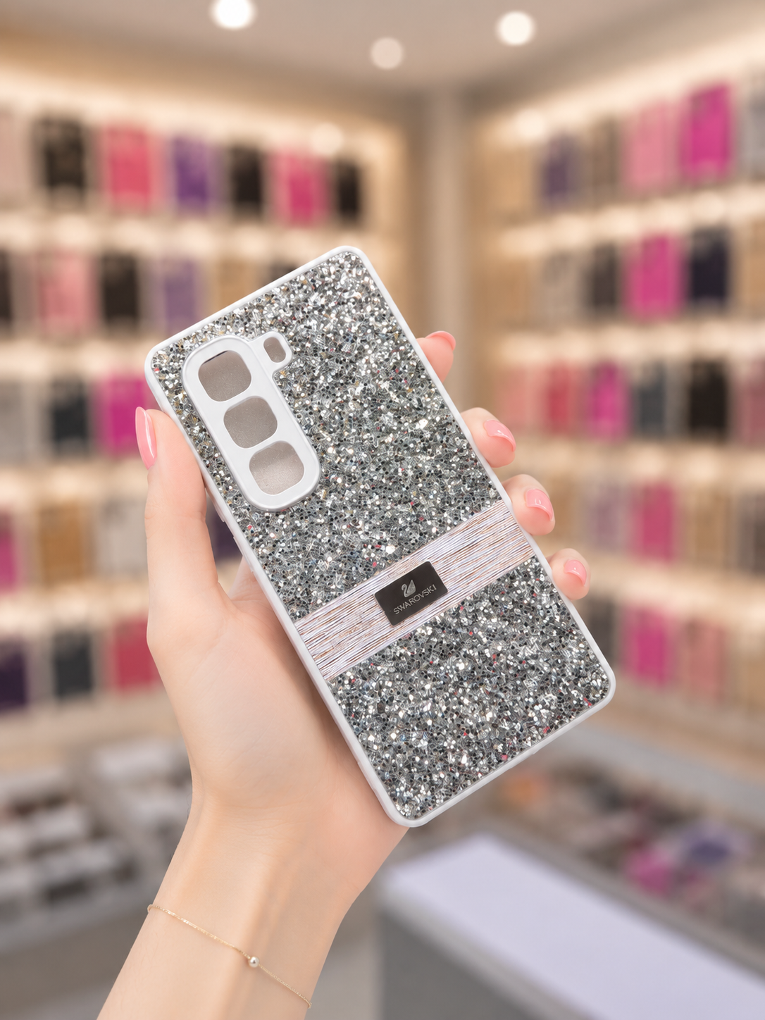 Hot 50 Pro+ Back Cover Glitter Girls Phone Case