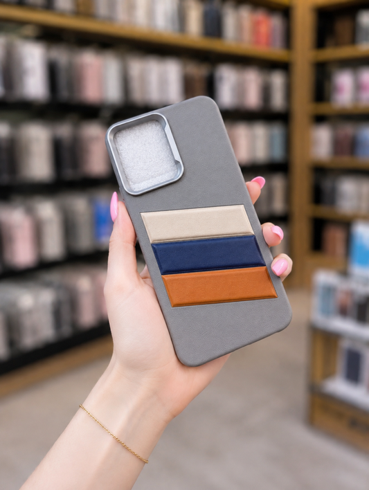 Spark Go 2 Back Cover Leather Pouch | Decent Unique Striped Phone Case