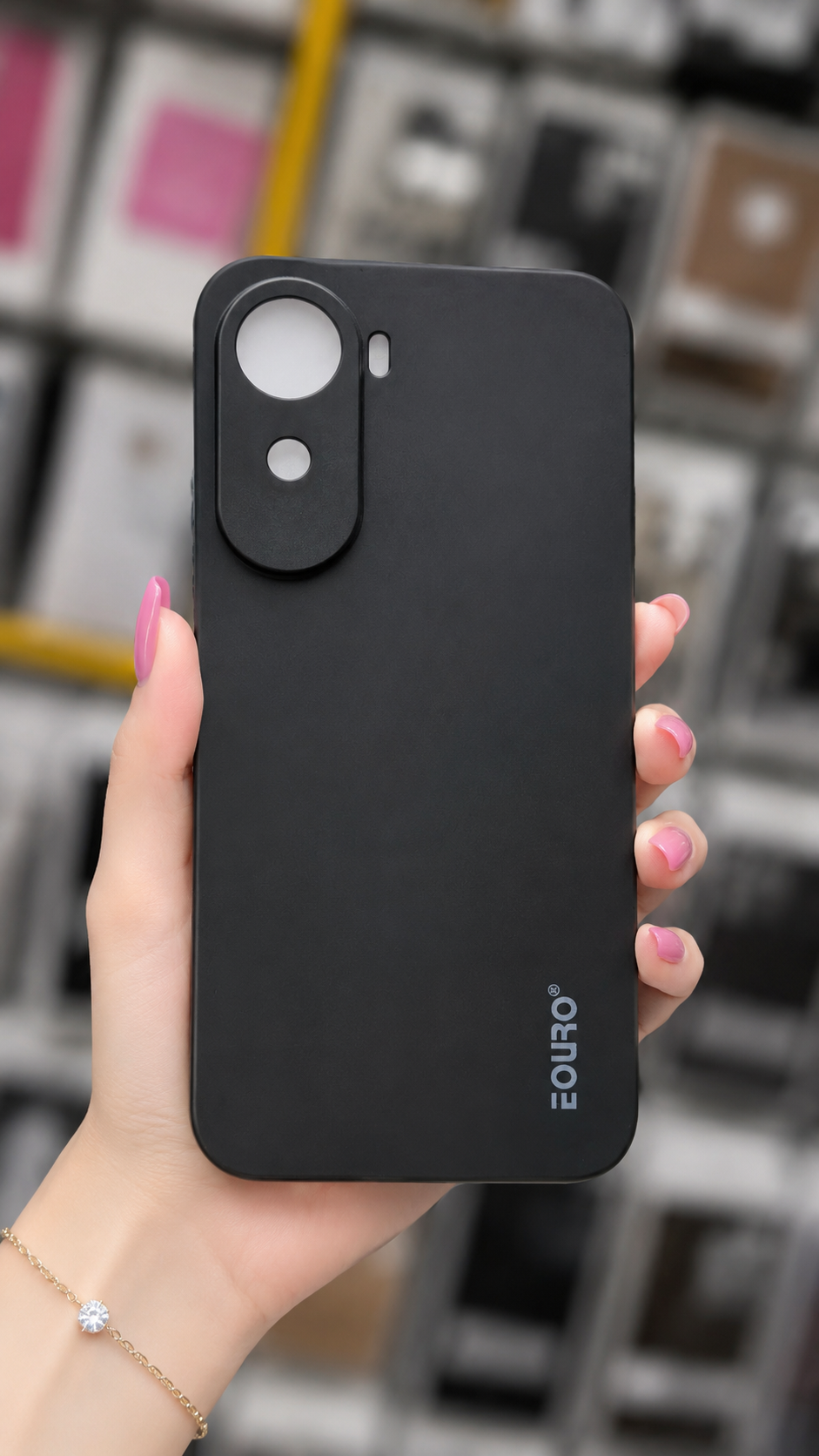 A7 Pro Back Cover | Matte Black Phone Case