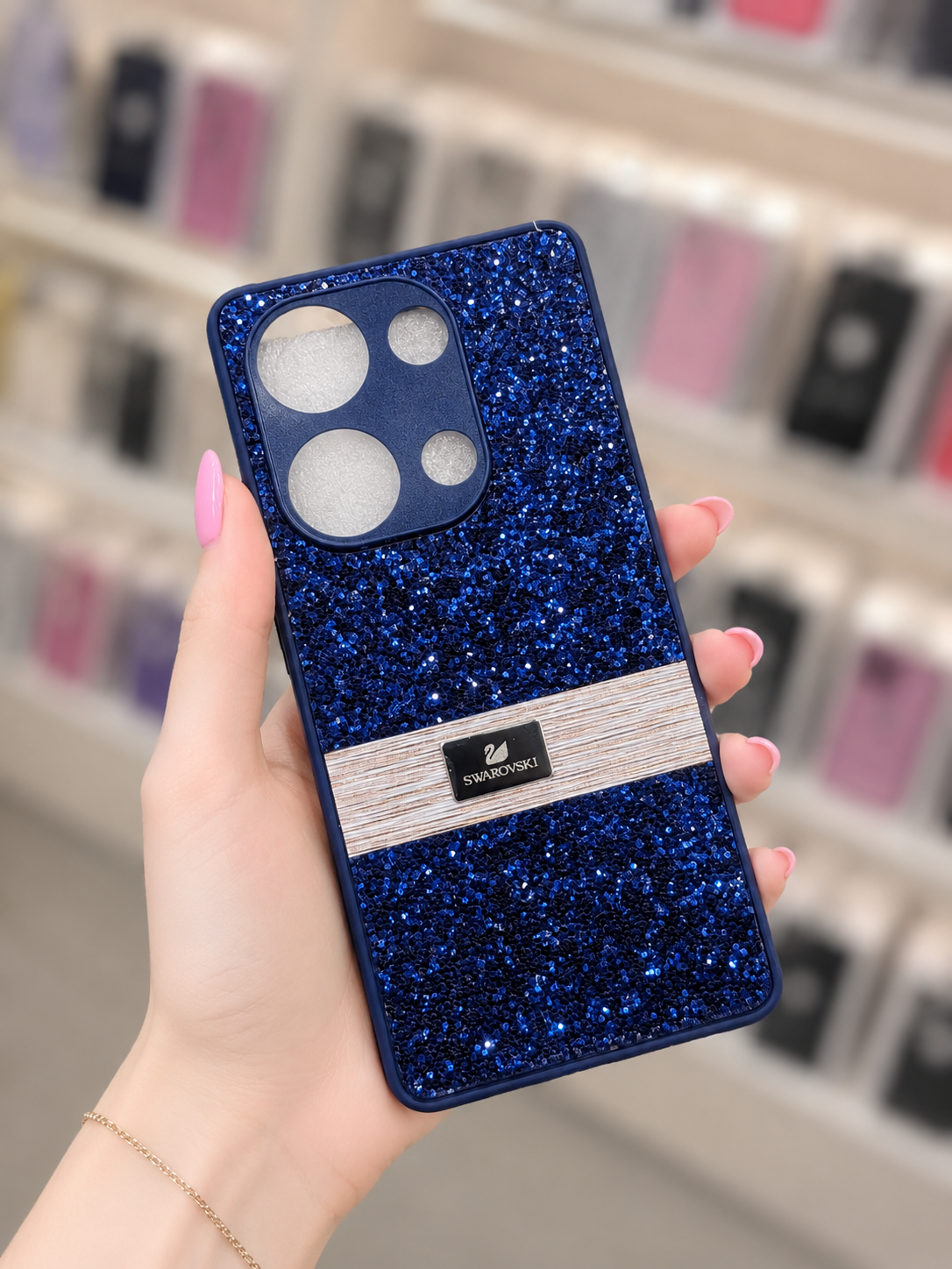 Note 13 Pro Back Cover Glitter Pouch | Stylish Girls Phone Case