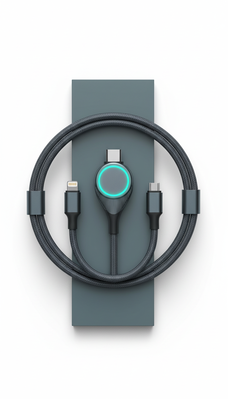 Magnetic Charging Cable Set with USB-C