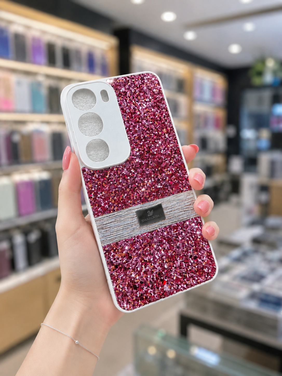Y200 Back Cover Glitter Phone Case