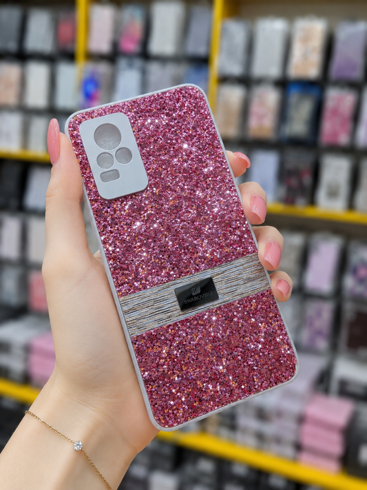 V21e Back Cover Glitter Cute Girls Phone Case