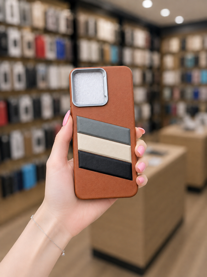 Smart 10 Back Cover Striped Leather Pouch | Decent Phone Case