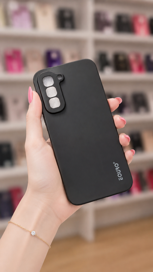 Hot 70 Back Cover | Matte Black Soft Slim Phone Case