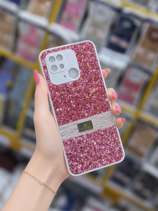 10C Back Cover Glitter Pouch | Stylish Girls Phone Case