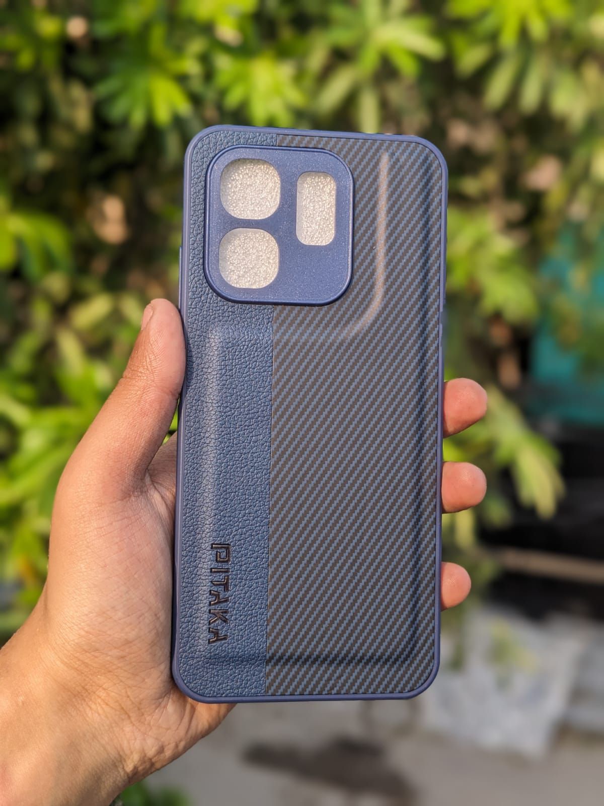 Smart 9 4G Phone Case | Pitaka Leather Back Pouch