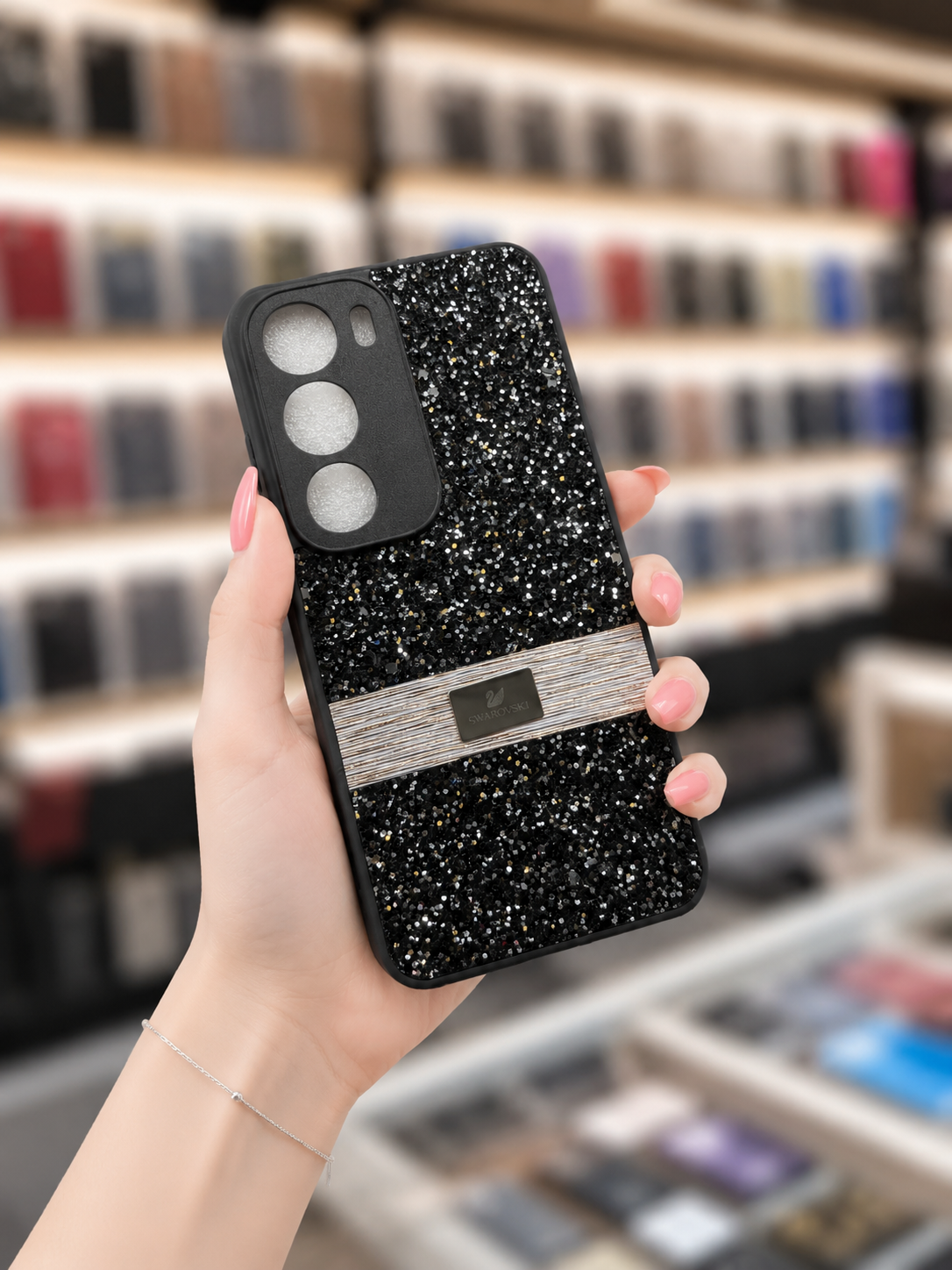 Y200 Back Cover Glitter Phone Case