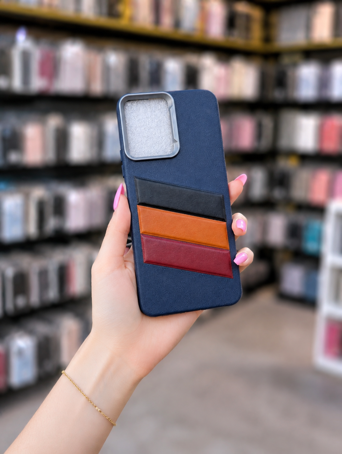 Spark Go 2 Back Cover Leather Pouch | Decent Unique Striped Phone Case