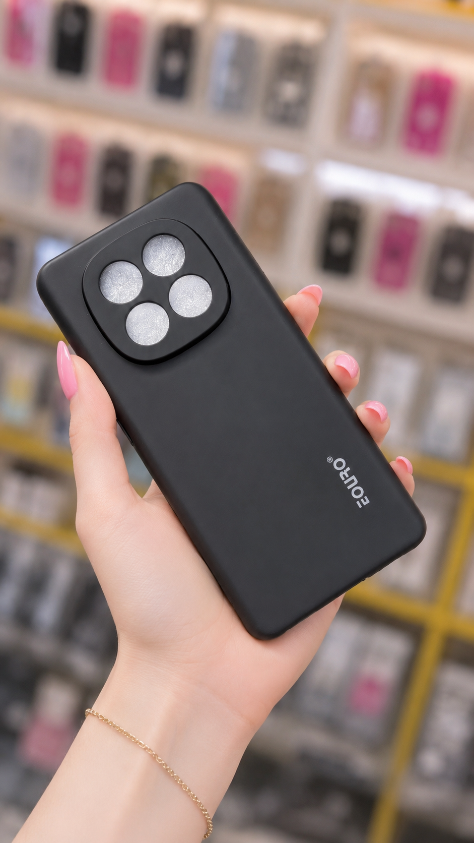 Note 15 Pro Back Cover | Matte Black Phone Case