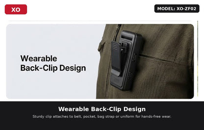 XO-ZF02 Body Camera – 1080p, Night Vision, Wearable Clip