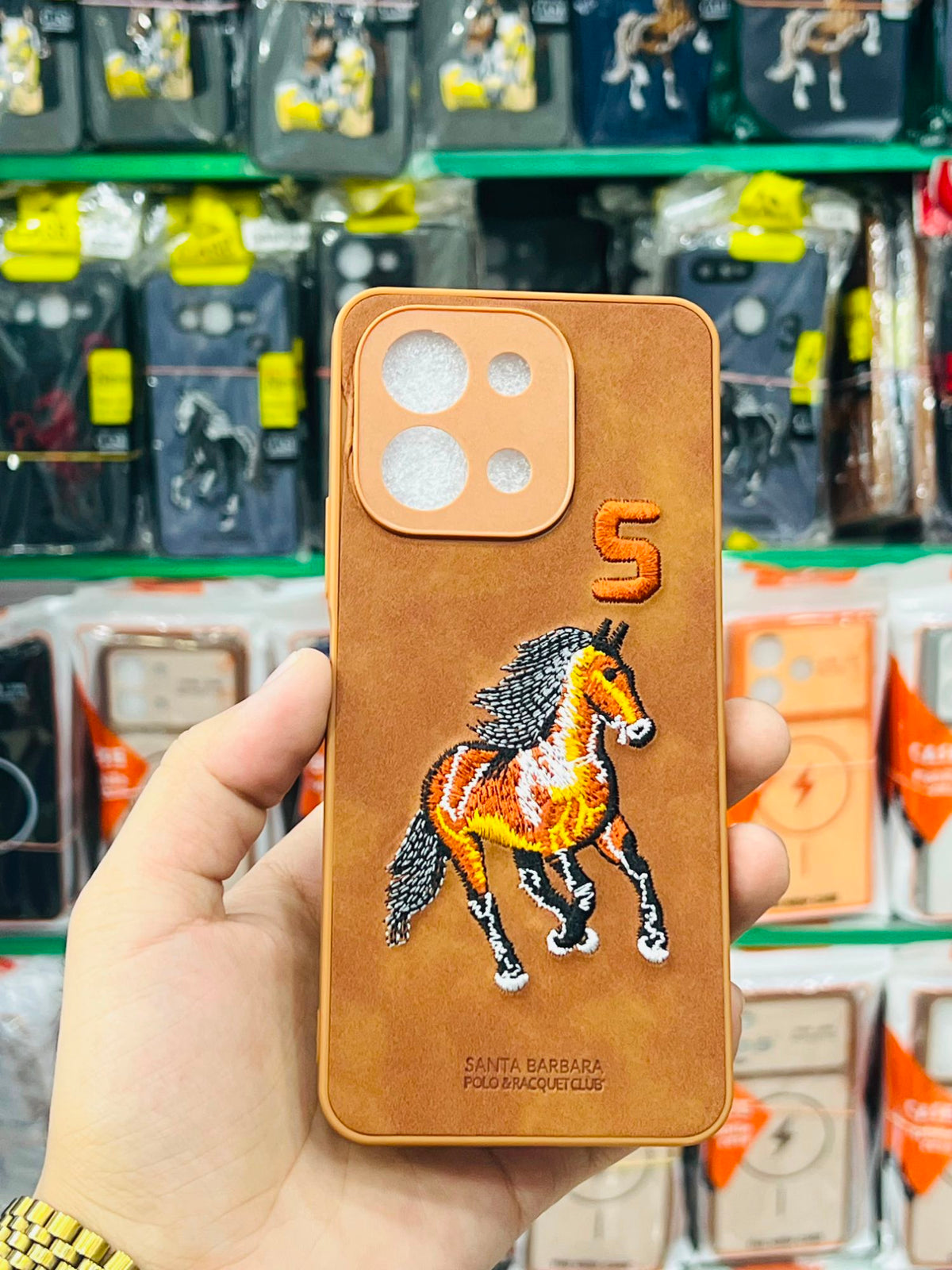 Vivo Y28 4G Phone Case | Luxury Pouch | Polo Embroidered Leather Back Cover