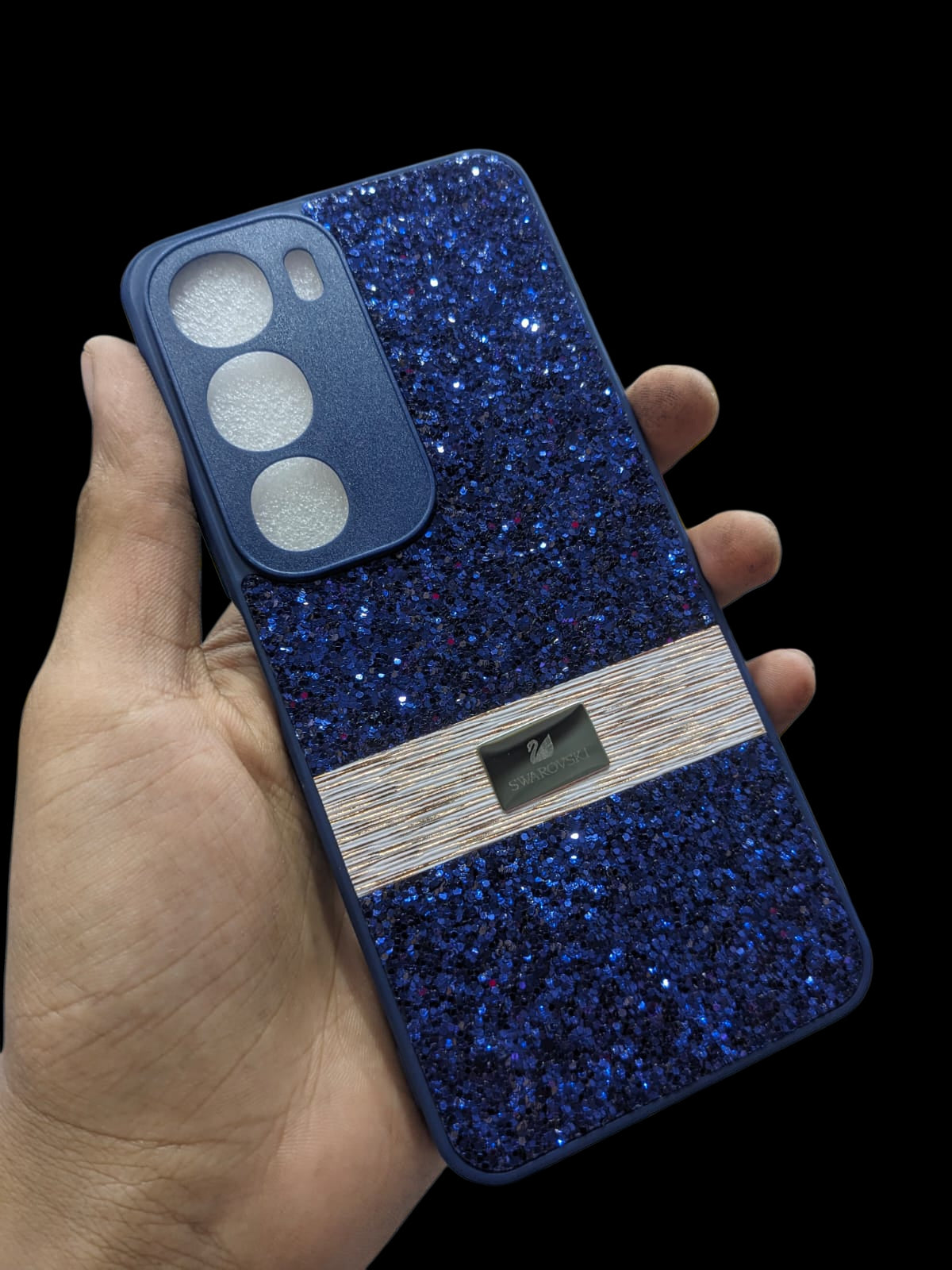 Vivo Y19S 4G Phone Case | Swarovski Premium Luxury Glitter Pouch | Elegant Stylish Ladies Back Cover