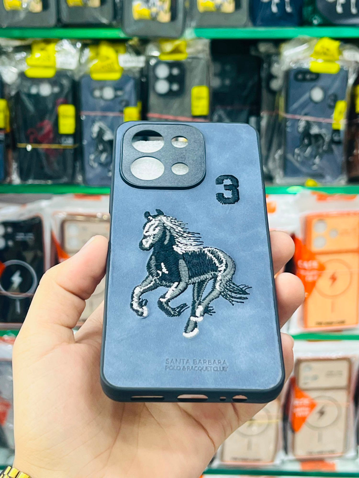 Vivo Y28 4G Phone Case | Luxury Pouch | Polo Embroidered Leather Back Cover