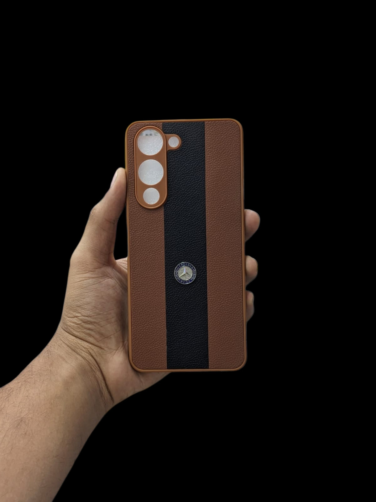 Vivo Y04 4G Phone Case | Premium Two Tone Leather Pouch | Shockproof Luxury Logo Back Cover