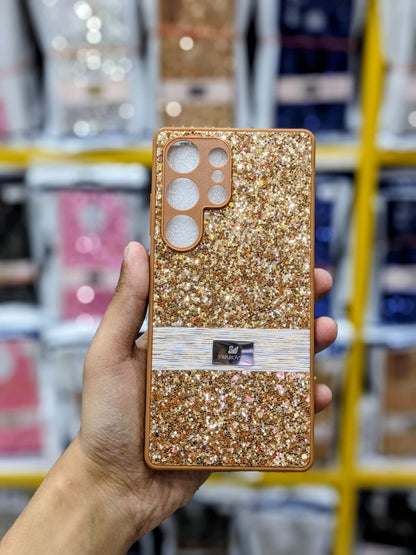 Samsung Galaxy S22 Ultra 5G Phone Case | Elegant Premium Luxury Shiny Crystal Detail Back Cover | Swarovski Glitter Ladies Pouch