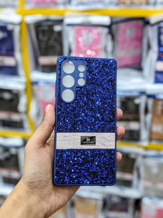 Samsung Galaxy S21 Ultra 5G Phone Case | Elegant Premium Shiny Crystal Detail Back Cover | Swarovski Glitter Ladies Pouch