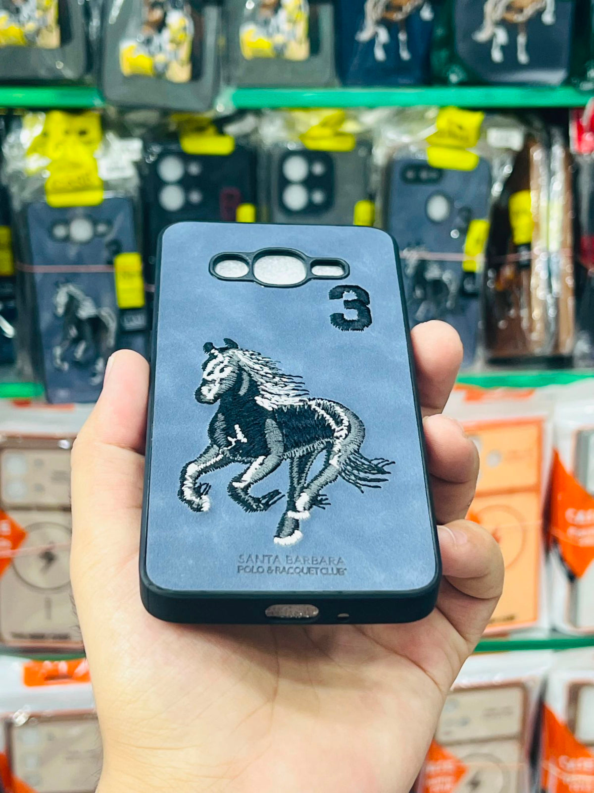 Samsung Galaxy G530 Phone Case | Polo Leather Embroidered Back Cover