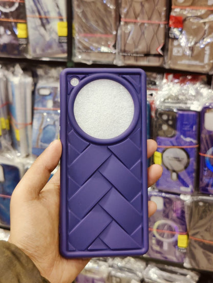 Infinix Zero 40 Phone Case | Matte Leather Back Cover – Premium Elegant Braided Pattern Pouch