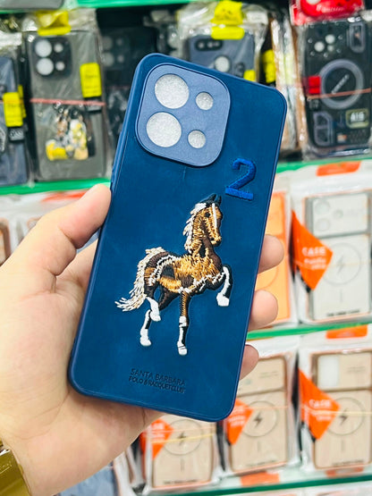 Vivo Y28 4G Phone Case | Luxury Pouch | Polo Embroidered Leather Back Cover