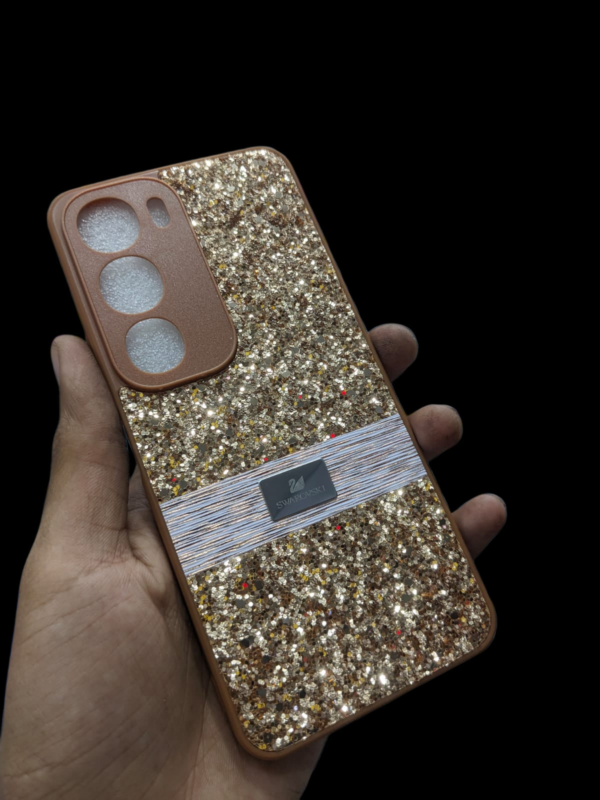 Vivo Y19S 4G Phone Case | Swarovski Premium Luxury Glitter Pouch | Elegant Stylish Ladies Back Cover