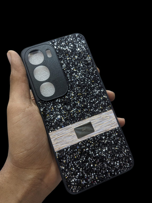 Vivo Y19S 4G Phone Case | Swarovski Premium Luxury Glitter Pouch | Elegant Stylish Ladies Back Cover