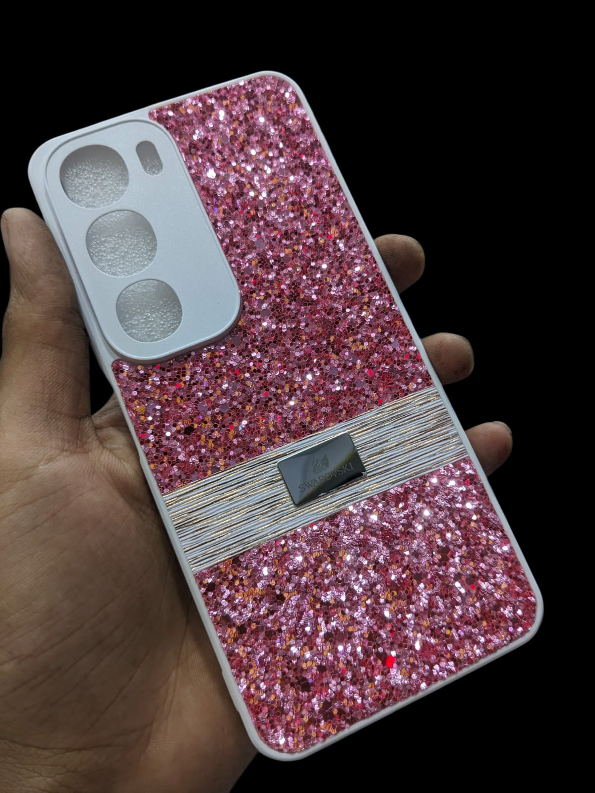 Vivo Y19S 4G Phone Case | Swarovski Premium Luxury Glitter Pouch | Elegant Stylish Ladies Back Cover