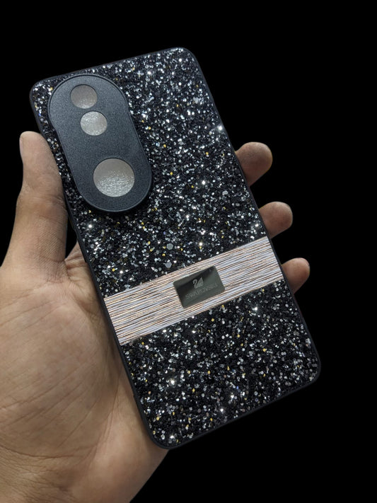Vivo V50 4G/5G Phone Case | Swarovski Premium Luxury Pouch | Decent Elegant Stylish Ladies Back Cover