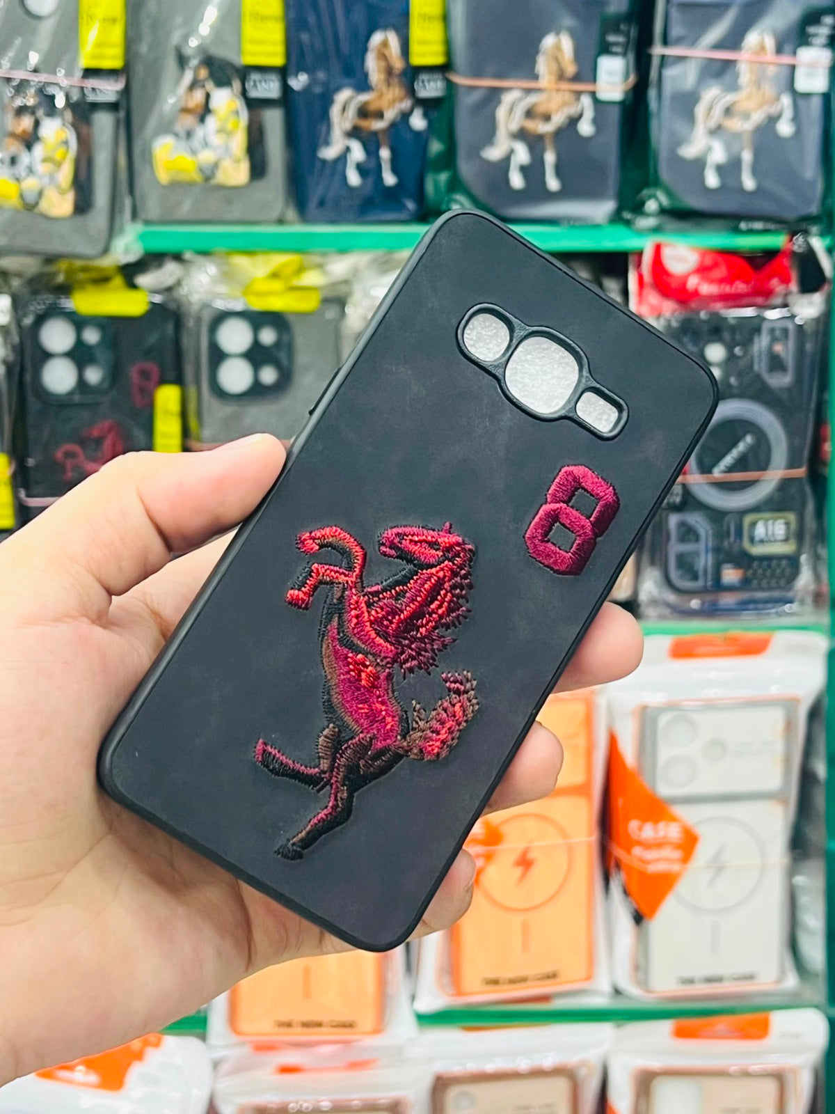 Samsung Galaxy G530 Phone Case | Polo Leather Embroidered Back Cover