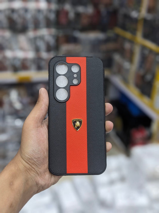 Tecno Camon 50 4G Phone Case | Premium Two Tone Leather Back Cover | Shockproof Luxury Logo Pouch
