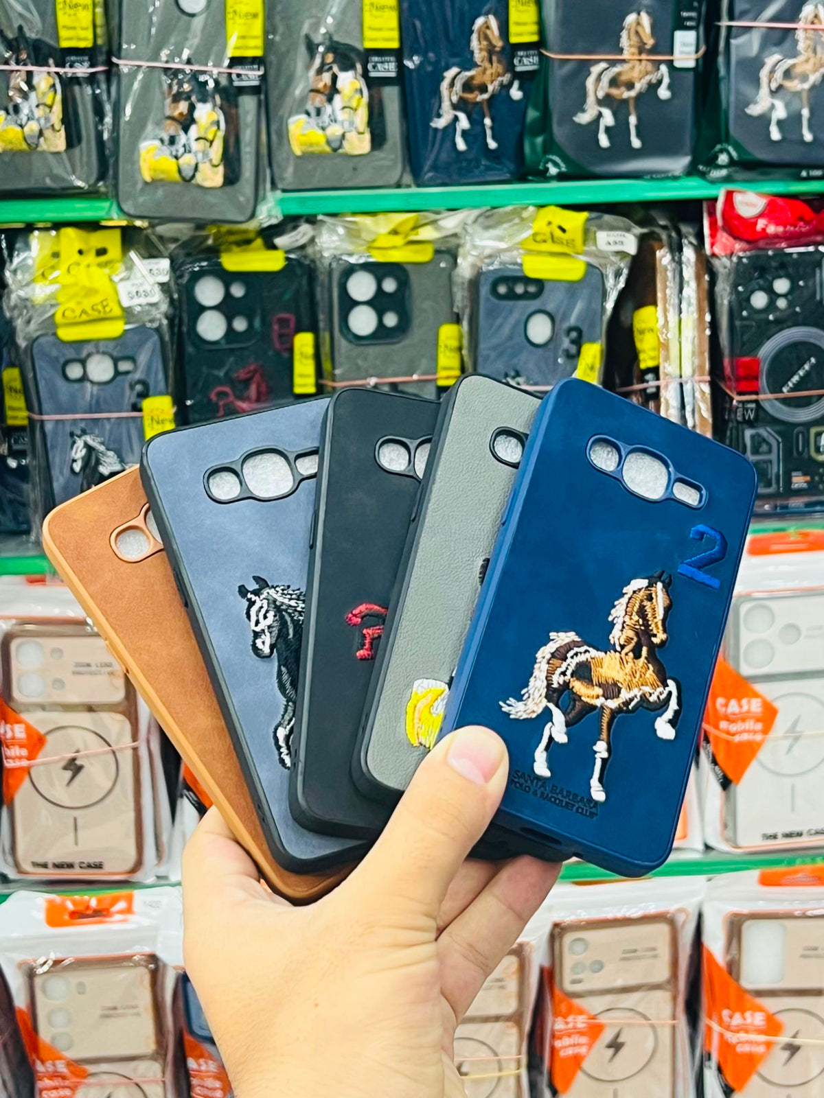 Samsung Galaxy G530 Phone Case | Polo Leather Embroidered Back Cover