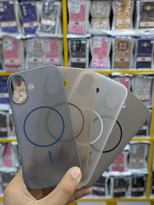 Generic Ultra Thin 0.3 mm Matte Case Compatible with Smart Phone 16 ,16 Pro,17,17 Pro Non-Yellowing and Anti-Fingerprint, Shockproof Translucent Frosted TPU Soft Phone Covers