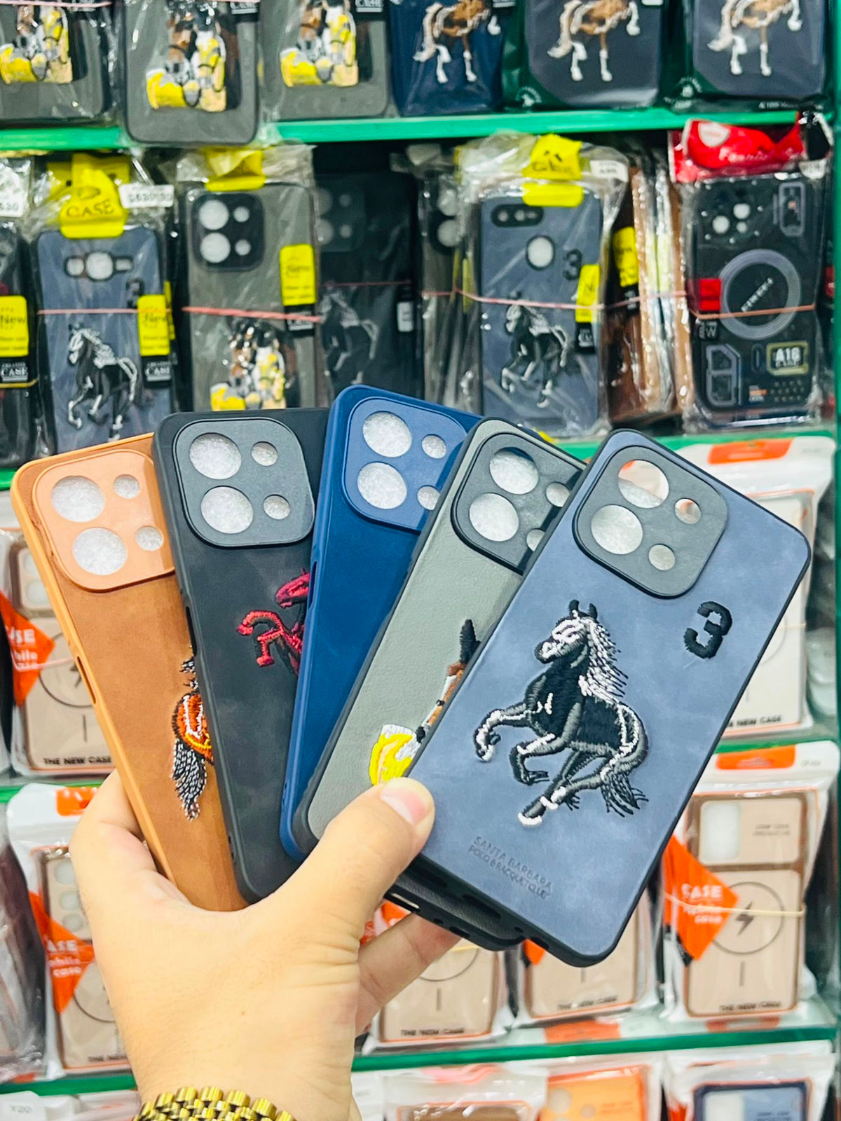 Vivo Y28 4G Phone Case | Luxury Pouch | Polo Embroidered Leather Back Cover