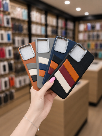 Smart 10 Back Cover Striped Leather Pouch | Decent Phone Case
