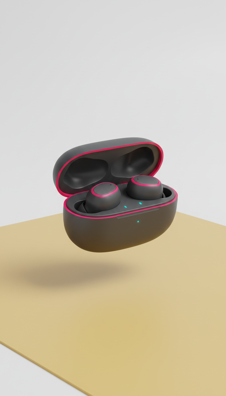 True Wireless Earbuds Graphite Charging Case