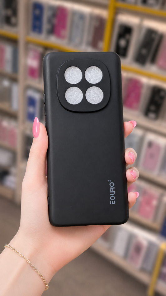 Note 15 Back Cover | Matte Black Pouch
