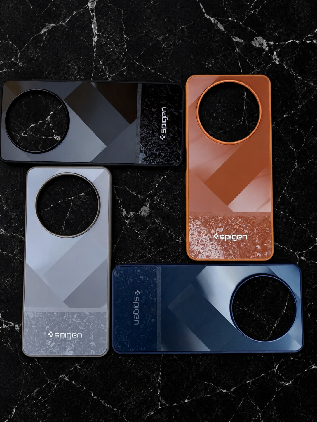 A3 Back Cover | Glossy Geometric Pouch | Shiny Phone Case