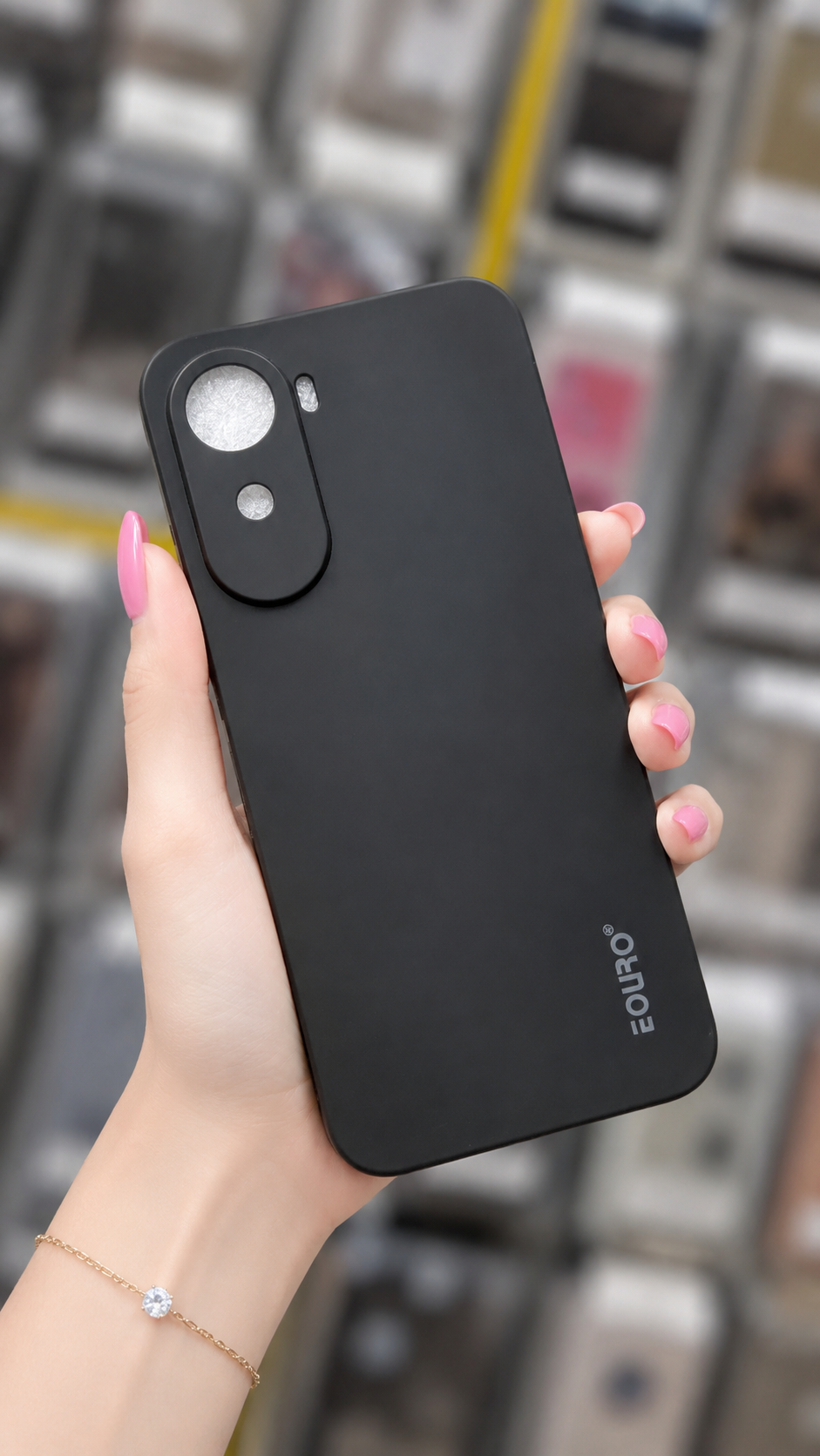 A7 Pro Back Cover | Matte Black Phone Case