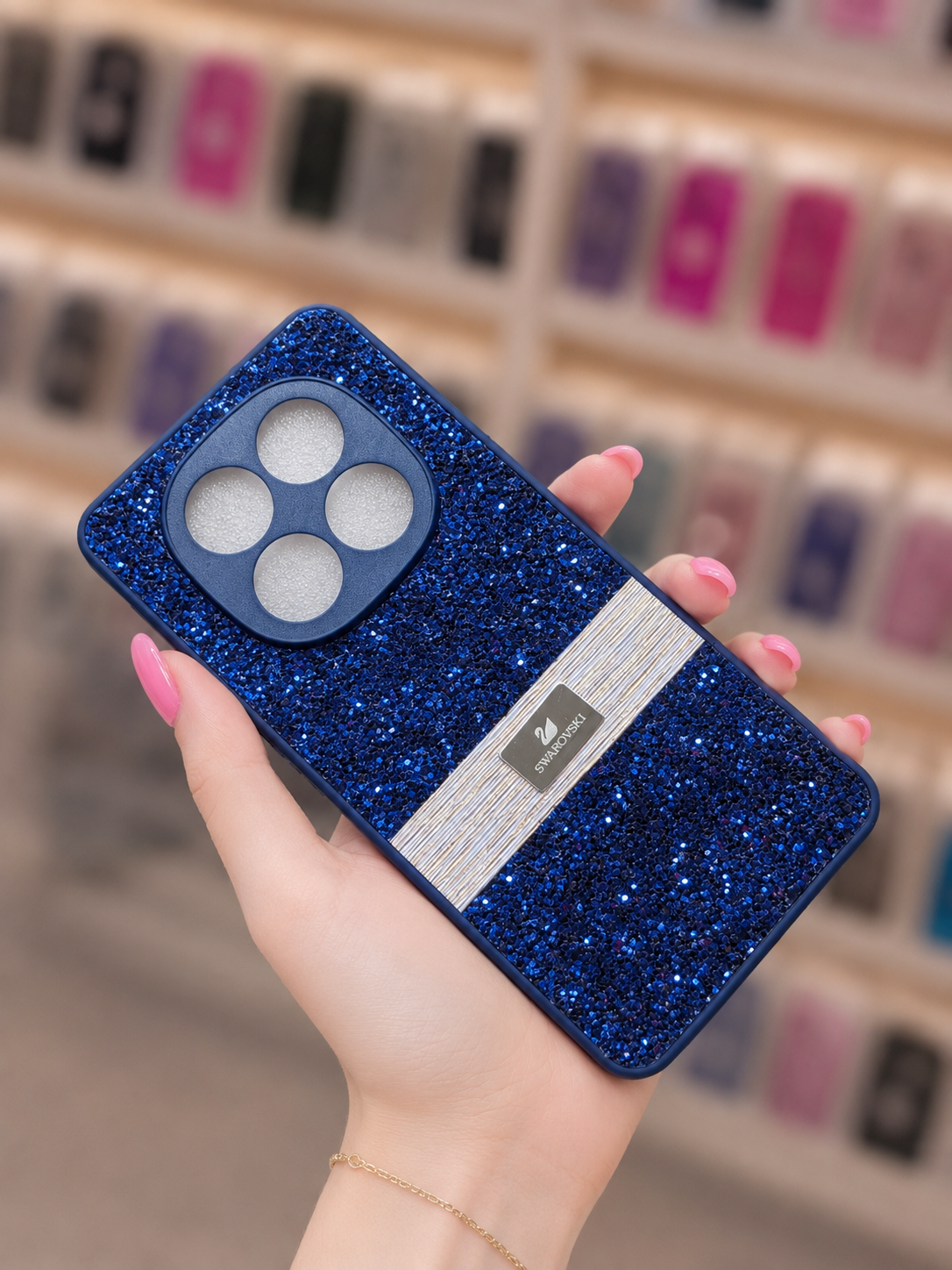 Note 14 Pro Back Cover | Glitter Pouch | Stylish Girls Phone Case